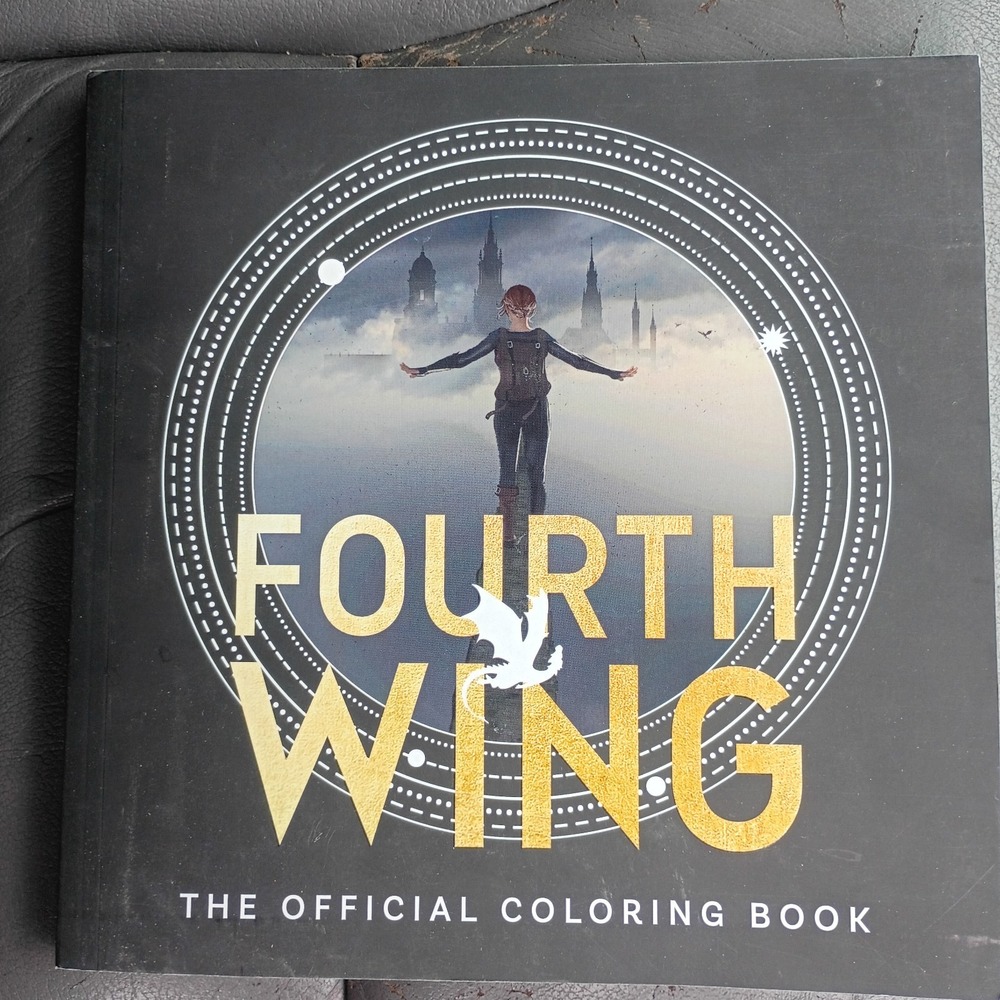 Fourth Wing: The Official Colouring Book by Entangled Paperback Book
